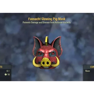 Glowing Pig Mask