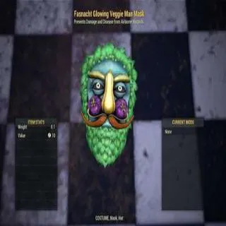 Glowing Veggie Man Mask