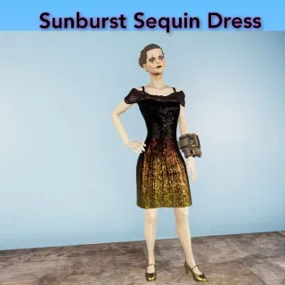 Sunburst Sequin Dress