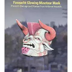 Glowing Minotaur Mask
