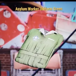 Asylum worker uniform green