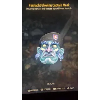 Glowing Captain Mask
