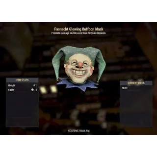 Glowing Buffonn Mask