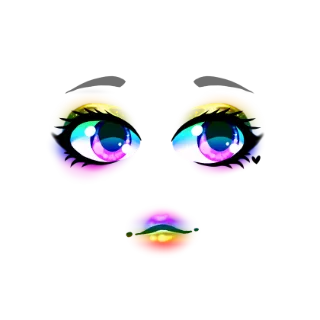 Rainbow Spirit Face