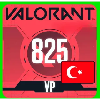 Valorant Giftcard - 825 Valorant Points (TL) - VP TURKEY