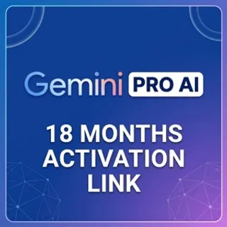 GEMINI AI PRO 18 MONTHS - ACTIVATION LINK 