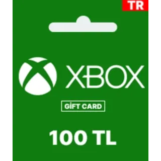 Xbox Gift Card 100 TRY - Turkey 100 TL