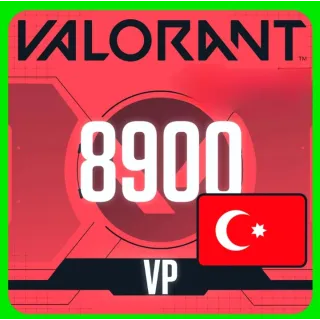 Valorant Giftcard - _8900 Valorant Points (TL) - VP TURKEY
