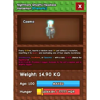 Ghostly headless horseman