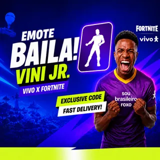 FORTNITE BAILA! VINI JR CODE | 🆕 NEW EMOTE | 🌏 GLOBAL | ⚡ FAST DELIVERY