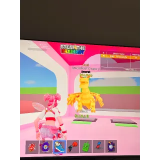 Steal the brainrot fn gold dragon