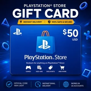 $50 USD PlayStation Store Gift Card US (8% Off)