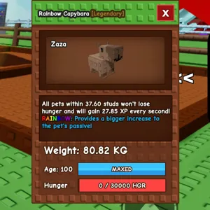 Huge Rainbow CapyBara