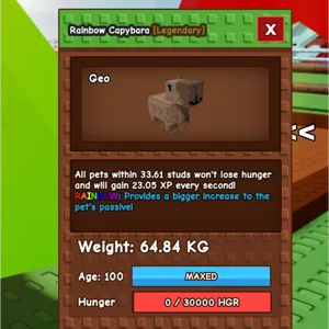 Huge Rainbow Capybara