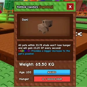 Huge Rainbow CapyBara