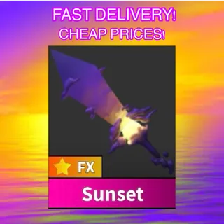 sunset knife mm2 (CHEAP!)