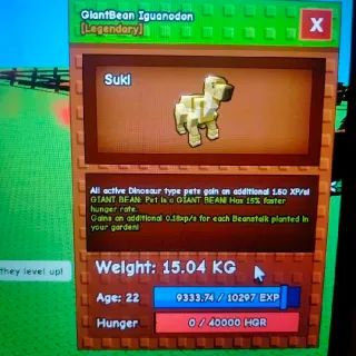 Giantbean Huge Iguanodon (51.70Kg)