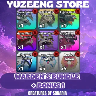  WARDEN'S CREATURES BUNDLE - Creatures of Sonaria Game