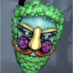 Luminous Vegetable Mask