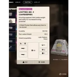 LOOTING MK3 SAFEKEEPER Blueprint 