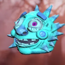 Fluorescent Sun Mask