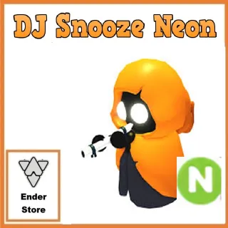 DJ Snooze neon