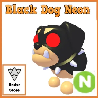 black dog neon