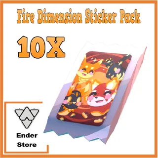 Fire Dimension Sticker Pack 10X