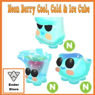 Neon Berry Cool, Cold & Ice Cube