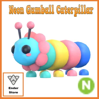 Gumball Caterpillar Neon