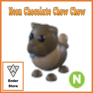 Chocolate Chow Chow Neon