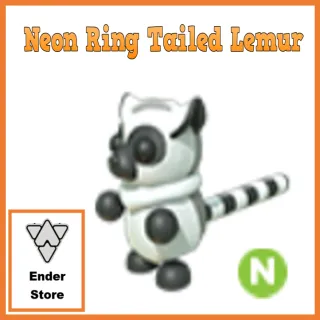 Neon Ring Tailed Lemur