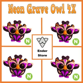 Neon Grave Owl