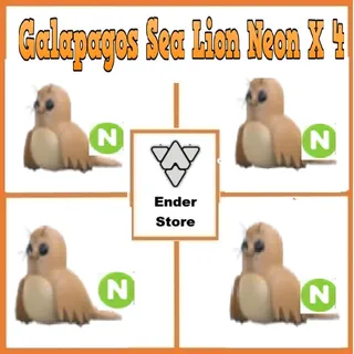 Galapagos Sea Lion Neon