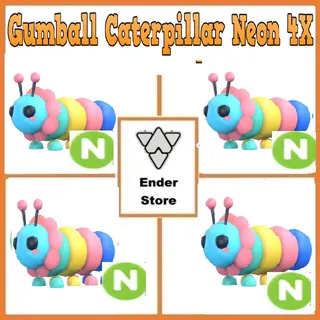 Gumball Caterpillar Neon