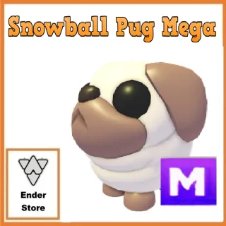 mega snowball pug