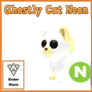Ghostly Cat neon