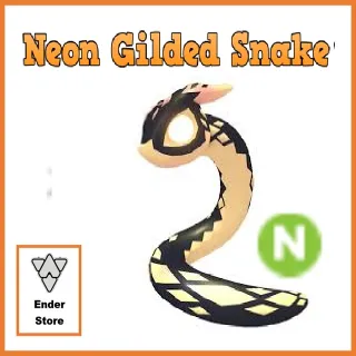 Neon Gilded Snake