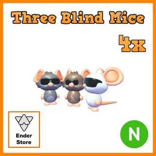 Three Blind Mice Neon 4X