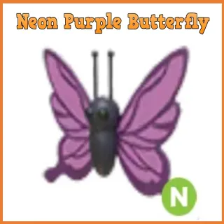 Purple Butterfly Neon