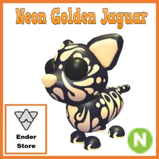 Neon Golden Jaguar