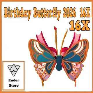 Birthday Butterfly 2026 