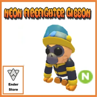 Neon Firefighter Gibbon