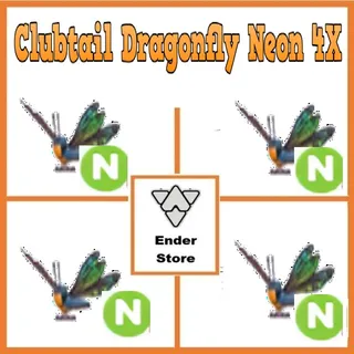 Clubtail Dragonfly Neon 4X