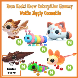 Neon Mochi Caterpillar Waffle Jiggly