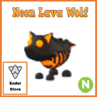Neon Lava Wolf