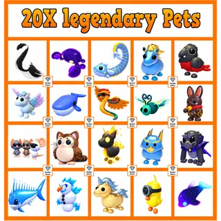 20x Legendary Adopt Me Pets