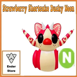 Strawberry Shortcake Ducky Neon