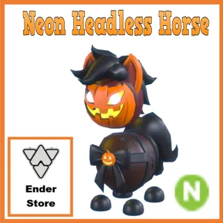 Neon Headless Horse