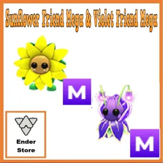 Sunflower Friend Mega & Violet Friend Mega